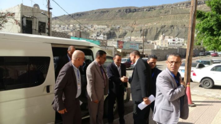 ألبوم صور خاص  بالنزول الميداني لفريق المراجعين الخارجيين للاعتماد البرامجي لبرنامج الطب المخبري بجامعة الملكة أروى للفترة من ٤ -٦ مايو